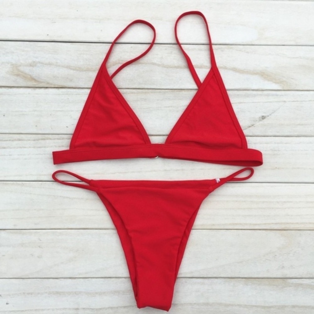 Micro bikini halter strap👙